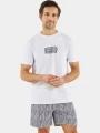 tricou cu maneci scurte pt. barbati Nautica Honley T-Shirt alb 1