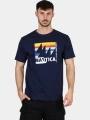 tricou cu maneci scurte pt. barbati Nautica Jurgen T-Shirt albastru inchis 1
