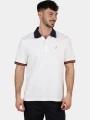 tricou cu guler pt. barbati Nautica Leonid Polo Shirt alb 1