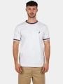 tricou cu maneci scurte pt. barbati Nautica Orinoco T-Shirt alb 1