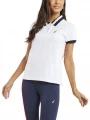tricou cu guler pt. femei Nautica Esma Polo Shirt alb 1