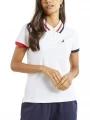 tricou cu guler pt. femei Nautica Cowley Polo Shirt alb 1