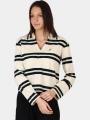 tricou cu maneci lungi si guler pt. femei Nautica Salado LS Polo Shirt nisip 1