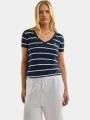 tricou cu maneci scurte pt. femei Nautica Hosta T-Shirt albastru inchis 1