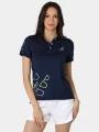 tricou cu guler pt. femei Nautica Layla 2 Polo albastru inchis 1