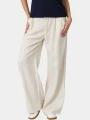 pantaloni cu croiala larga pt. femei Nautica Ontario Pant alb 1