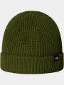 caciula tricotata The North Face Tnf Fisherman Beanie verde 1