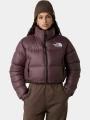 jacheta de puf pt. femei The North Face W Nuptse Short Jacket violet 1