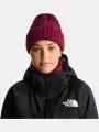 caciula tricotata pt. femei The North Face W Oh Mega Beanie bordo 1