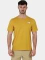 tricou pentru sport, cu maneci scurte pt. barbati The North Face M Lightbright S/S Tee galben 1