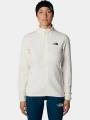 pulover polar pt. femei The North Face W 100 Glacier Fz alb 1
