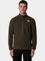 pulover polar pt. barbati The North Face M 100 Glacier Full Zip oliv 1