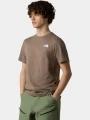 tricou cu maneci scurte pt. barbati The North Face M Ss Box Nse Tee maro 1