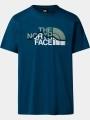 tricou cu maneci scurte pt. barbati The North Face M Ss Mountain Line Tee albastru 1