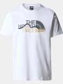tricou cu maneci scurte pt. barbati The North Face M Ss Mountain Line Tee alb 1