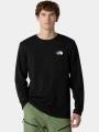 tricou cu maneci lungi pt. barbati The North Face M L/S Simple Dome Tee negru 1