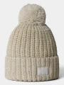 caciula cu mot The North Face Cozy Chunky Cabin Beanie nisip 1