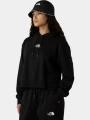 pulover cu gluga pt. femei The North Face W Essential Crop Hoodie negru 1
