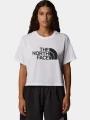crop top pt. femei The North Face W S/S Easy Relaxed Cropped Tee alb 1