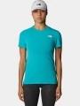 tricou pentru sport, cu maneci scurte pt. femei The North Face W Lightning Alpine S/S albastru 1