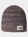 caciula tricotata The North Face Salty Bae Lined Beanie maro 1