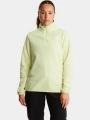 pulover polar pt. femei The North Face W Glacier Fleece 1/4 Zip Jacket galben 1