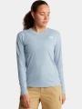tricou cu maneci lungi, pentru sport pt. femei The North Face W Shadow Long Sleeve T-Shirt albastru deschis 1