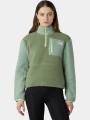 pulover polar pt. femei The North Face W Yumiori 1/4 Zip verde 1