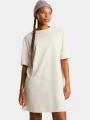 rochie tricou pt. femei The North Face W Evolution Simple Dome T-Shirt Dress alb 1