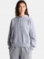 pulover cu gluga pt. femei The North Face W Tnf Essential Simple Dome Boxy Os Hood gri 1