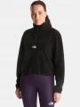 pulover polar pt. femei The North Face W Novelty Logo Glacier 1/4 Zip negru 1