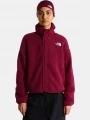 pulover polar pt. femei The North Face W Cragmont Snap Front Fleece Jacket bordo 1