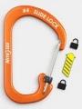 carabiniera Niteize SlideLock® Carabiner Aluminum #4 portocaliu 1