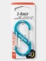 carabiniera Niteize S-Biner® Aluminum Dual Carabiner #3 albastru deschis 1