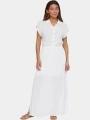 rochie lunga pt. femei O'Neill Lori Maxi Shirt Dress alb 1