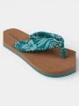 papuci flip flop pt. femei O'Neill Ditsy Sun Sandals verde 1