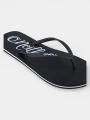 papuci flip flop pt. femei O'Neill Profile Logo Sandals negru 1