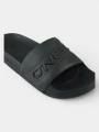 papuci pt. femei O'Neill O'Neill Embossed Slides negru 1