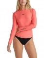 lycra cu maneci lungi pt. femei O'Neill Essentials Bidart  Skin L/Slv rosu 1