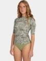 lycra cu maneci scurte pt. femei O'Neill Essentials Skin S/SLV verde 1