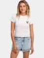tricou cu maneci scurte pt. femei O'Neill O'Neill Rib T-Shirt alb 1