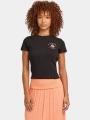 tricou cu maneci scurte pt. femei O'Neill O'Neill Rib T-Shirt negru 1