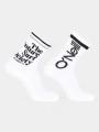 ciorapi O'Neill O'Neill Unisex Sport Socks Logo 2-Pack alb 1