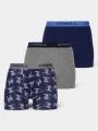 indispensabili pt. barbati O'Neill O'Neill Men Boxer Circle Surfer 3-Pack albastru 1