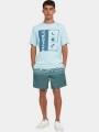 tricou cu maneci scurte pt. barbati O'Neill O'Neill Front Print T-Shirt albastru deschis 1