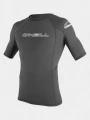lycra cu maneci scurte pt. barbati O'Neill Basic Skins S/S Rash Guard gri 1