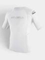 lycra cu maneci scurte pt. barbati O'Neill Basic Skins S/S Rash Guard alb 1