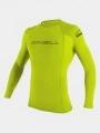 lycra cu maneci lungi pt. barbati O'Neill Basic Skins L/S Rash Guard verde 1
