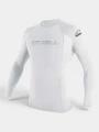 lycra cu maneci lungi pt. barbati O'Neill Basic Skins L/S Rash Guard alb 1