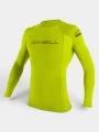 lycra cu maneci lungi pt. barbati O'Neill Basic Skins L/S Rash Guard verde 1